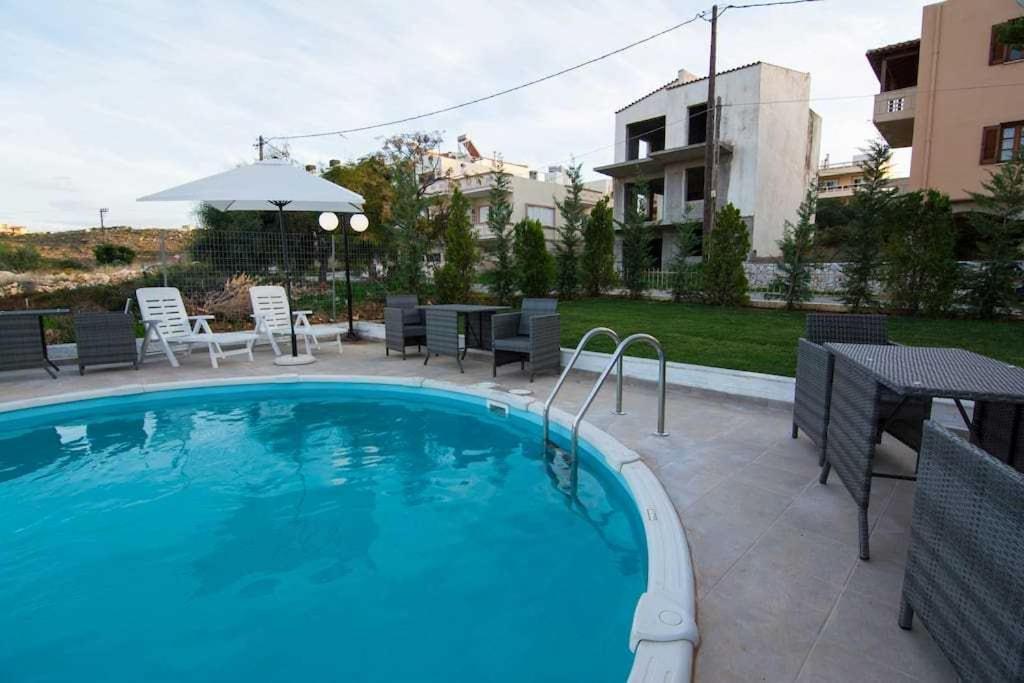 Thanasis Villa Kounoupidhianá エクステリア 写真